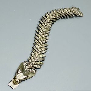 Vintage Taxco Sterling Silver D’Molina Cayman / Crocodile Bracelet Mexico